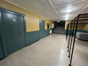 Storsalen garderobe