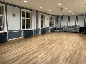 Blåsalen mot inngagn